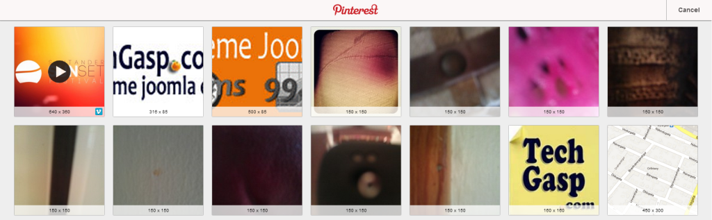 Pinterest Master Pin It Photo Selector